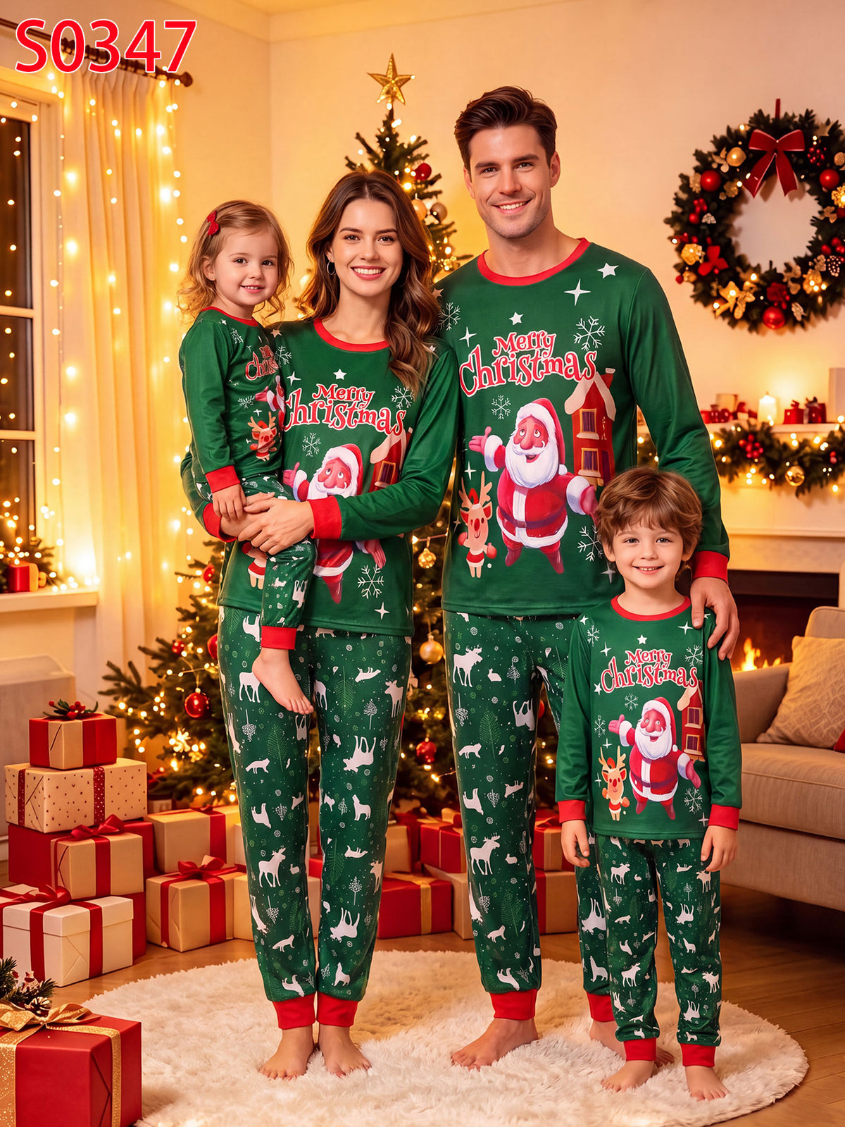 Christmas Tree Family Matching Pyjamas 🎄